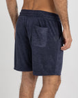 Navy Terry Towel Short