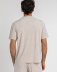 Taupe Terry Towel T-Shirt