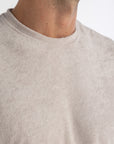 Taupe Terry Towel T-Shirt
