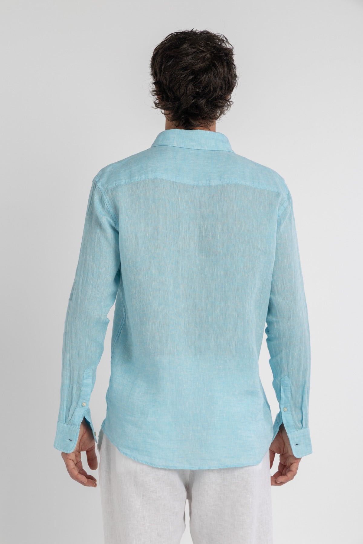 Men's Mint Linen Shirt – Kai Collections