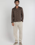 Dusty Taupe Linen Shirt