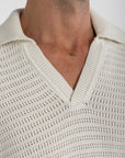 Off-White Heavy Knit Polo