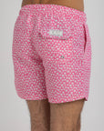 Pink Palm Swim Shorts