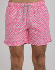 Pink Palm Swim Shorts