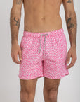 Pink Palm Swim Shorts