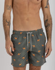 Olive Camels Swim Shorts