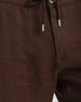 Dark Mocha Linen Pants