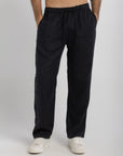 Black Wide Leg Linen Pants