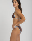 Mocha Zaria Bikini Top