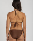 Mocha Iris Bikini Bottom