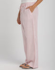 Women's Baby Pink Linen Pant