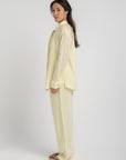 Women`s Baby Yellow Linen Shirt