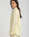 Women`s Baby Yellow Linen Shirt
