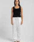 Women's Black Knit Tank Top