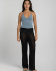 Women`s Black Knitted Pants