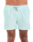 Solid Sky Blue Swim Shorts (4 Way Stretch)