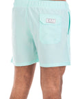 Solid Sky Blue Swim Shorts (4 Way Stretch)