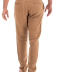 Men`s Pecan Linen Pants