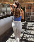 Women`s Off-White Knitted Pants