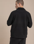 Black Textured Over Shirt