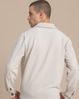 Off-White Textured Over Shirt
