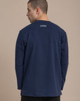 Navy Long Sleeve Premium T-shirt