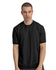Black Knitted T-Shirt
