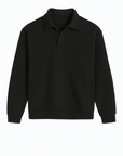 Black High Neck Polo
