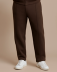 Brown Lined Sweatpants