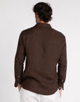 Dark Mocha Linen Shirt