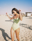 Apple Green Sparkle Naia One Piece