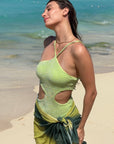 Apple Green Sparkle Selena One Piece