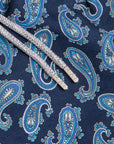 Navy Paisley