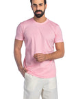 Rose Mercerised Cotton T-shirt