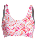 Coral Bloom Bikini Top