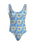 Blue Arabesque One Piece