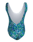 Green Swirls One Piece