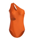 Rust Orange Cut Out One Piece