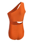 Rust Orange Cut Out One Piece