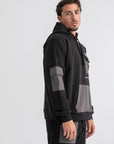 Black & Grey Cargo Hoodie