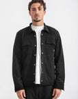 Unisex Black Corduroy Jacket