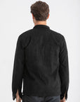 Unisex Black Corduroy Jacket