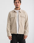 Unisex Ivory Corduroy Jacket