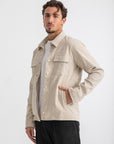 Unisex Ivory Corduroy Jacket