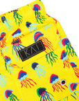 yellow jellyfish swim shorts