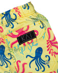yellow octopus swim shorts