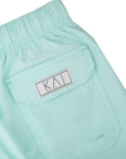 Solid Sky Blue Swim Shorts (4 Way Stretch)