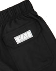 Solid Black Swim Shorts (4 Way Stretch)