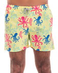 yellow octopus swim shorts