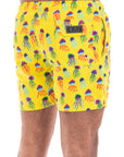 yellow jellyfish swim shorts